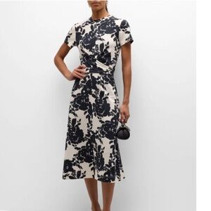Tanya Taylor
Mac Floral-Print Crossover Waist Midi Dress